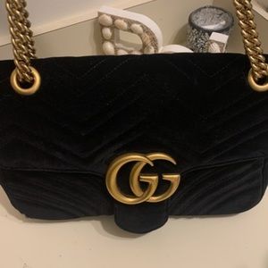 Gucci GG Velvet Marmont AUTHENTIC MEDIUM